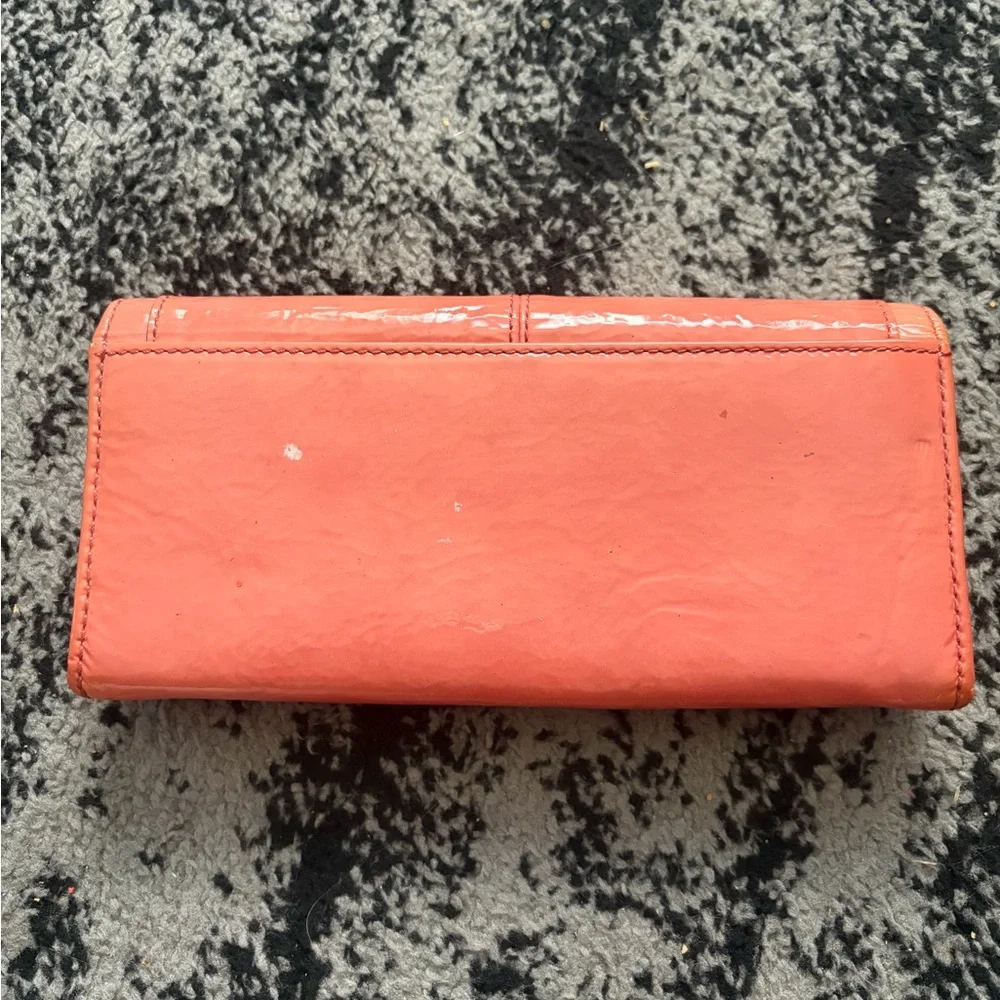 Coach Coral Patent Leather Wallet - Picture 7 of 12